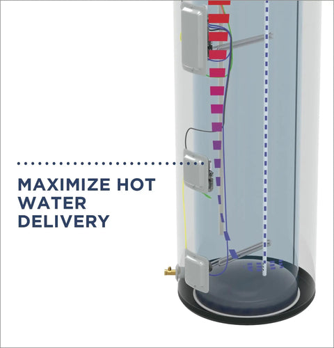 Smart Electric Water Heater Smooth Operator Built In Wifi And Flexible Capacity Settings for maximizing hot water delivery.