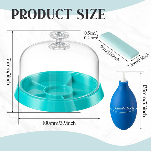 3 Piece Watch Cleaning Kit With Putty Movement Dust Cover And Air Blaster For Precision Watch Maintenance Pro Tools