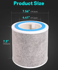 2-Pack Replacement Filter Set For Shark Air Purifiers HP100 HP102 HP152 HC450 HC451 HC452 HC455 UA455 filter size dimensions