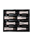 8 Piece Precision 5C Round Collet Set With 0.0005 Inch Tolerance, Laser Marked Sizes, Ground Mating Surfaces, And 1.238-20 External Threads For Pro Grade CNC And Lathe Work in black storage case.