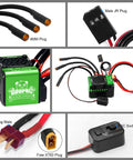 Beefed Up S3650 4300KV Brushless Motor 3.175mm Shaft with Upgrade 60A ESC Electric Speed Controller Combo Set components