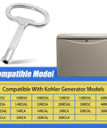 Universal 6mm Hole Electrical Cabinet Key For Switchgear, Control, Network And GGD Cabinets, compatible with Kohler generator models