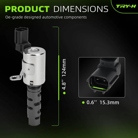 VVT Oil Control Solenoid Replacement For Toyota Echo Prius Yaris And Scion Xa Xb 1.5L L4 with dimensions 4.8" x 0.6"