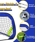 Pop Up Soccer Goals For Backyard And Beach Training Portable Foldable Lightweight Indoor Outdoor Football Goal With Carry Bag