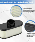 Air Filter Replacement Kit For Kawasaki FR651V FR691V FR730V Engines, Fits 11013-0752 11013-0726 11013-7046 with metal mesh