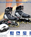 Replacement Inline Skate Straps and Buckles for Men Women Kids Adjustable Roller Skate Strap Kit Durable PE Material
