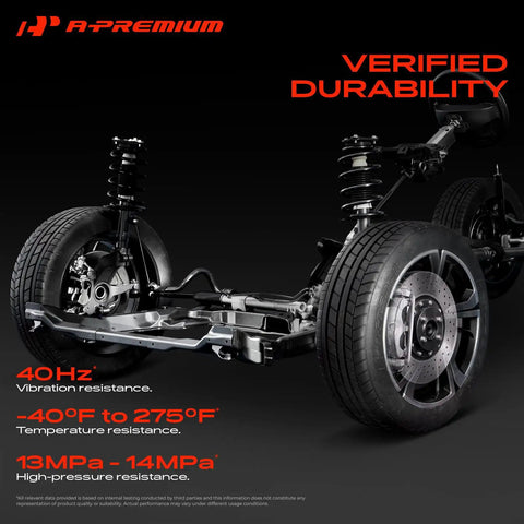 Heavy Duty Front Right Passenger Disc Brake Caliper With Mounting Bracket Fits Nissan Maxima Sentra 2009 To 2023 on vehicle frame.