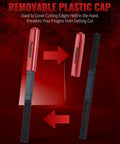 3 Piece Thread Restorer File Set with removable plastic cap for thread chaser repair of metric SAE UNC threads, includes 0.75mm to 3.00mm size range and SAE UNF UNC sizes, easy to use rugged thread repair kit for home workshop and auto maintenance.