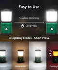 Beast Bright Camping Lantern LED Battery Powered 1500 Lumen, 360 Degree Beam with 4 Lighting Modes and Dimmable Features