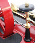Close-up of D21 Steam Engine Model With Esbit Dry Fuel Burner TÜV Certified 120mm Burner 65mm Pot 165mm Frame