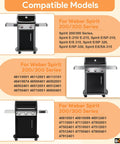 Level Up Your Weekend Cookout Routine With These Hella Durable Locking Casters Optimized For Up Front Control Gas Grills Smooth Rolling Replacement Wheels For Spirit Series Families compatibility chart for Weber Spirit 200/300 series.