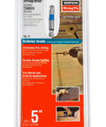 Heavy Duty Exterior Wood Screws With Aggressive Sawtooth Tip That Slides Right Into Lumber For No Sweat Install And Smooth Flush Heads With Ridiculous Grip On Your Next Deck Upgrade Pack Of Twelve Tan in packaging.