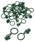 20 Pack Size 5 Zipper Sliders Metal Replacement With Pull Loop No Sewing Needed For Quick Fixes On Bags Wallets Jackets And Other Closed End Zippers In Green DIY Friendly