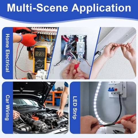 Pro Grade 164 Piece Heat Shrink Tubing Kit Eight Sizes For Auto Industrial And Home Wiring Color Coded Insulation in use