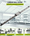700mm Linear Rail Kit With MGN12 Rail And Stainless Steel MGN12H Carriage Block For 3D Printers CNC Upgrades Machining And Precise Linear Motion Gear, shown with automation machinery