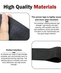 Beefy 2 Inch Wide 20 Foot Winch Strap With Solid Hook, 10000 Lbs Tow Rope Built For Cars, ATVs, Jet Skis, Trailers And Wave Runners, Nylon Heavy Duty Universal Tow Strap For Towing And Bundling showing polyester webbing and stitching