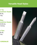 6 In 1 Do It All Tool Screwdriver With Flat Tip Phillips Hex Square Recess And Slotted Bits Tough Hardened Steel Build Chrome Plated