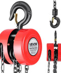 1 Ton Hand Chain Hoist With 10 Ft Lift Height And Galvanized G70 Chain, Heavy Duty Pulley for garage and warehouse