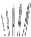 Go-To Durable Multi Size Tire Reamer Drill Bit Set 3Mm 4.5Mm 6Mm 8Mm 10Mm Carbide Burr Patch Cutters For Tire Repair Tools 5 Pack In Transparent Boxes