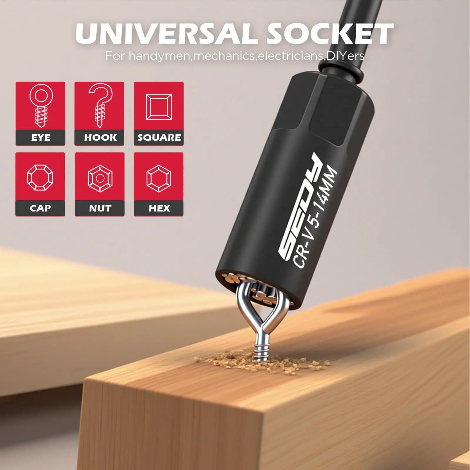 41 Piece Magnetic Impact Nut Driver Set | Versatile Tool✓