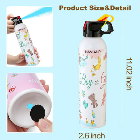 Heavy Duty Gender Reveal Smoke Shooters Blast Hella Vivid Blue Clouds Up To Ten Feet High Biodegradable Formula Guaranteed To Make Your Little One Reveal Totally Dope At Every Backyard Bash