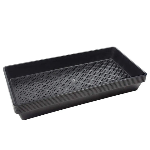 1020 Mesh Trays With Holes Mesh Bottom Seed Starting Tray For Microgreens Germination And Propagation 10 By 21 Inches Heavy Duty 6 Pack