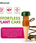 Image showing Self Watering Planter Insert And Drip Stakes Set For Pots Automatic Plant Watering System To Prevent Overwatering