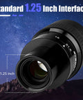 Dope Zoom Telescope Eyepiece 7.2-21.6mm 1.25 Inch FMC Optics With 7 Elements In 4 Groups shown with night sky backdrop