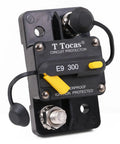 Three Eighths Inch 300 Amp Auto Circuit Breaker With Manual Reset For Auto Audio Truck RV Solar Marine IP67 Waterproof