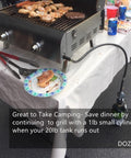 Propane Tank Adapter 20lb To 1lb Universal Converter For Disposable Cylinders Lets You Run A One Pound Sixteen Point Four Ounce Tank On Your Grill Or Camp Stove When Your 20 Or 30lb LP Gas Tank Runs Low used in grill setup