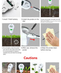 Instruction guide for All In One Garden Sensor With Removable Probe For Soil Moisture And PH Testing Plus Fertility, Sunlight Intensity, Temperature And Humidity Readouts For Gardens, Lawns And Farms AAA Battery Included.