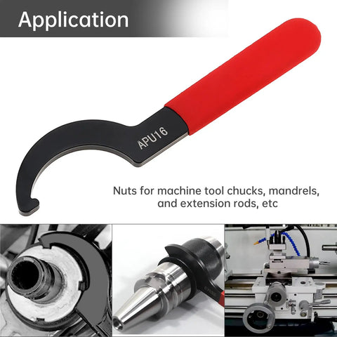Pro Grade Coilover Spanner Wrench Set With Roll Up Pouch Includes ER16M ER20A 38 to 42 APU16 ER32 ER40 Collet Chuck Wrenches