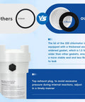 320 Chlorinator In Line Feeder Compatible With 320 Automatic In Line Chlorine And Bromine System For Pools And Spas Holds 11 Large Tablets Or 98 Small Tablets Online Or Offline Use. white feeder lid gasket comparison