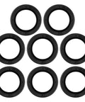 Beefed Up Rear Control Arm Bushings For Polaris ATVs And UTVs 5432092 5433065 5434550 5438902 8 Pack Replacement Parts Heavy Duty Suspension Upgrade For Rough Trails, black bushings