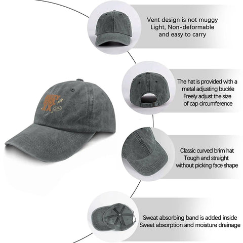 Quick Dry Lightweight Grey Cap With Adjustable Buckle For Men And Women Dope Running Hat for hiking and cycling