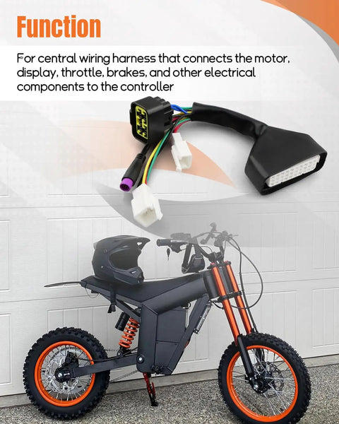 Plug And Play Ebike Controller Main Harness For Tuttio Soleil01 Electric Bicycle Wire Harness Assembly Compatible With M Button Display High Quality Wiring Kit For Easy Install And Reliable Performance