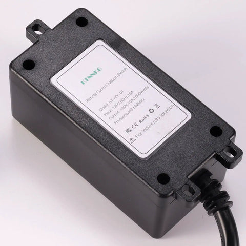 Kickstart Your Shop Setup With This Wireless Remote Automatic Vacuum Switch For 120V Dust Collectors Featuring Auto Power On Off Outlet Dual Remotes And Smart 5 To 10 Second Timer, black remote control vacuum switch.