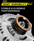 Close-up of Beefed Up 150A 12V Clockwise Alternator Replacement Fits Sorento 2011 And 2015-2018, Sedona 2011-2012 6-groove pulley