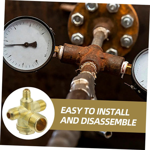 Heavy Duty Four Way Air Compressor Check Valve Featuring A No Sweat Install And Top Shelf 14mm Threaded Connector for easy plumbing.