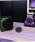 Six Pc Nylon Polishing Buffing Discs With 10Mm Hole For Metal Copper And Aluminum Steel Furniture Finishing Industrial Grade Abrasive Action That Gets The Job Done Real Good Fast placed beside a grinder.