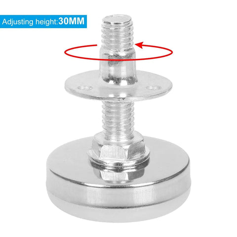 Sixteen Pack Adjustable Furniture Leveling Feet M8 5 16 Inch Heavy Duty Table Feet With T Nut Bolts For Chairs Cabinets Sofas Workbenches And All Furniture Legs Built Tough