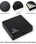 Deadlift Drop Pads Pair For Quiet Home Gym Lifts, Noise Reducing Heavy Duty Weightlifting Mats For Floor Protection, 20x20x6 Inch, Portable, Easy To Store