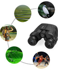 12x25 Compact Binoculars For Adults And Kids With Large Eyepieces, Waterproof All Weather, showing usage scenarios.