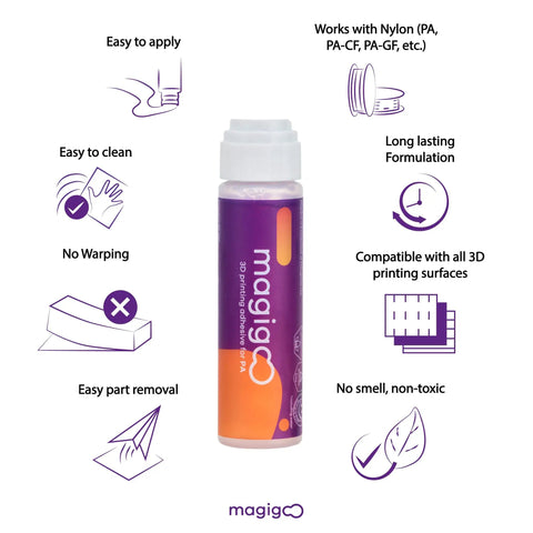 Heavy Duty 3D Printer Adhesive For Flexible Filaments To Knock Out Warping On Flex Plate And PEI Build Plates With Easy Shake Application For Rock Solid Bond And Print Like A Dream Results 50Ml