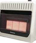 Natural Gas Infrared Vent Free Space Heater With Thermostat Control for Living Room Bedroom and Home Office Use 30000 BTU