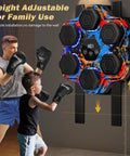 Smart Bluetooth Boxing Trainer With Gloves, Wall Mounted Punching Machine For Kids And Grownups, LED Display Boxing Target