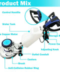 Heavy Duty Floor Polisher And Buffer For Commercial Use With 18 Inch Cleaning Head Three Brush Heads 175 RPM 3 Gallon Tank