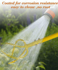 Garden Hand Tiller Claw With Wide Longer Tines Dig In Deep Twist Tiller Cultivator under water spray