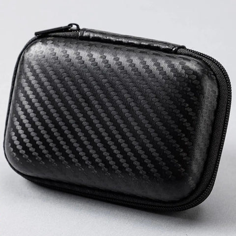 Rugged EVA External Hard Drive Case Pouch For SSDs And HDDs, Portable Protective Storage Bag, Shockproof Black Protector, Slim Travel Companion, 11.5 x 7.5 x 3.5 cm