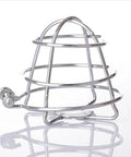 Tough As Nails Automatic Fire Sprinkler Head Machined From Solid Brass Secured By Reinforced Steel Guard Cage Optimized For Rapid Heat Trigger At 68 Degree Celsius Limit with protective steel cage.